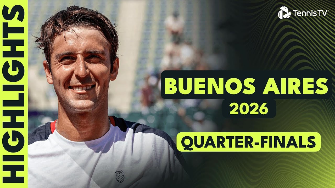 Etcheverry Duels Tabilo; Cerundolo, Baez & Darderi Play | Buenos Aires 2026 Quarter-Final Highlights