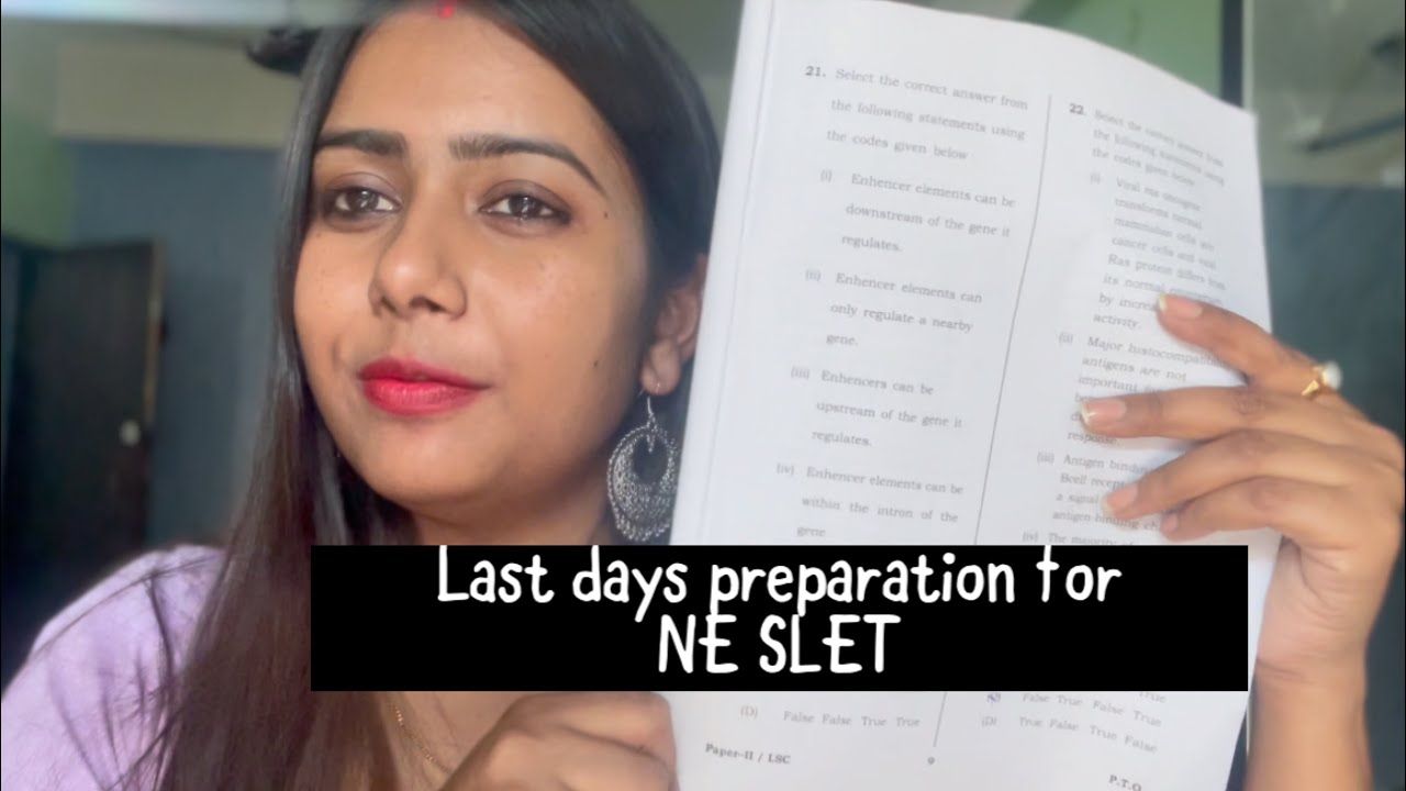 North east Slet exam 2024 / how to qualify Slet life science