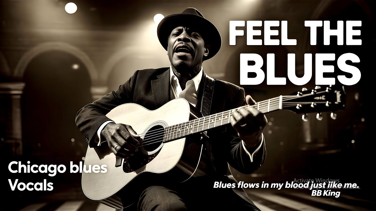 Slow Chicago Blues with Male Vocal &ndash; Chill, Emotional Blues Session
