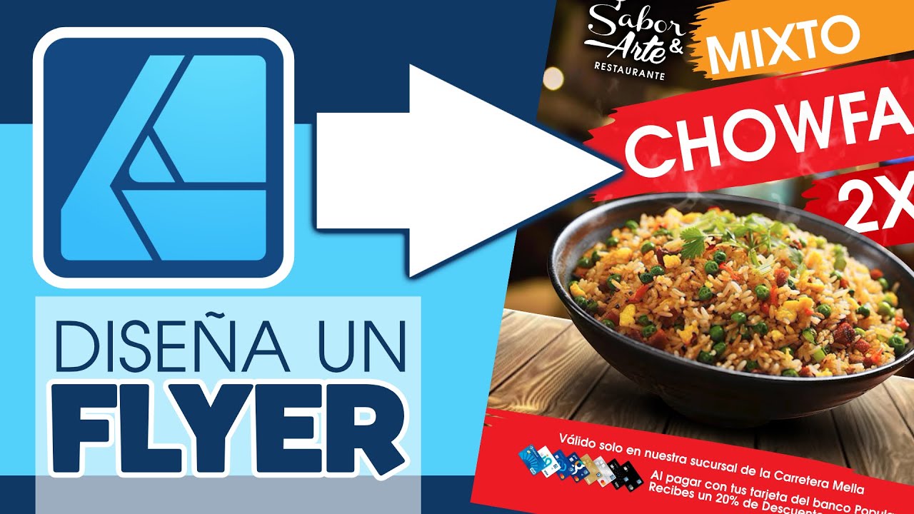 Curso DISEÑO GRAFICO completo gratis | AFFINITY | Diseña un FLYER profesional Cap 2