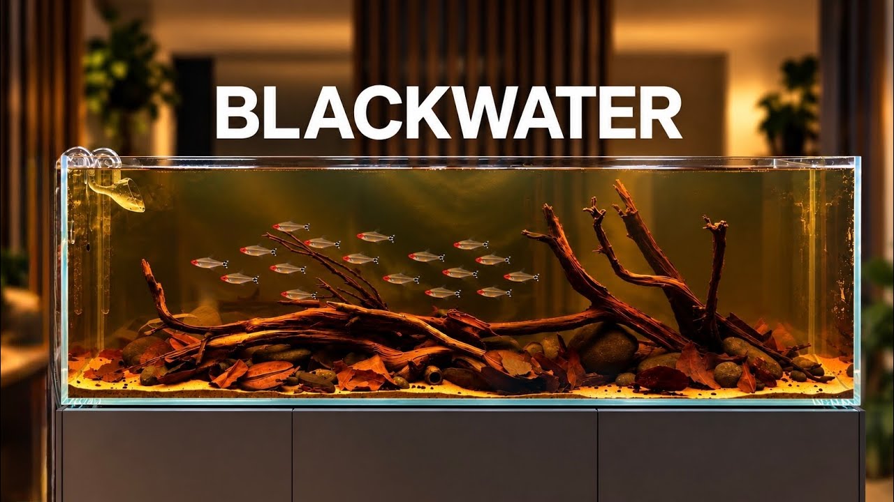 My First Blackwater Aquascape
