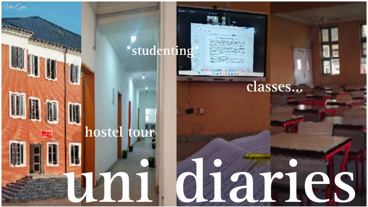Exploring a new hostel on campus + classes + presentation flop | uni diaries 🤍