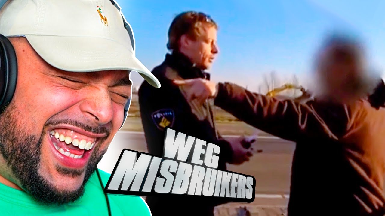 MAN FLIPT OP AGENT (WEGMISBRUIKERS)