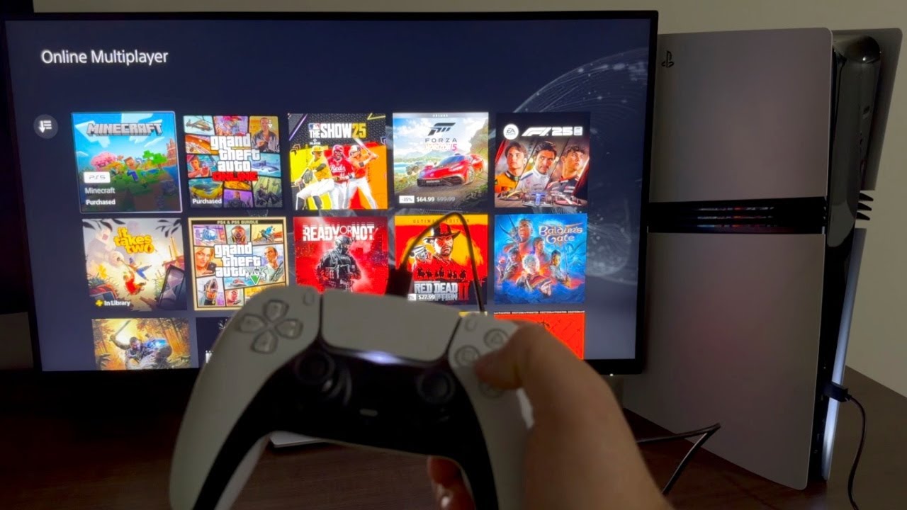 Первая настройка PS5 Pro