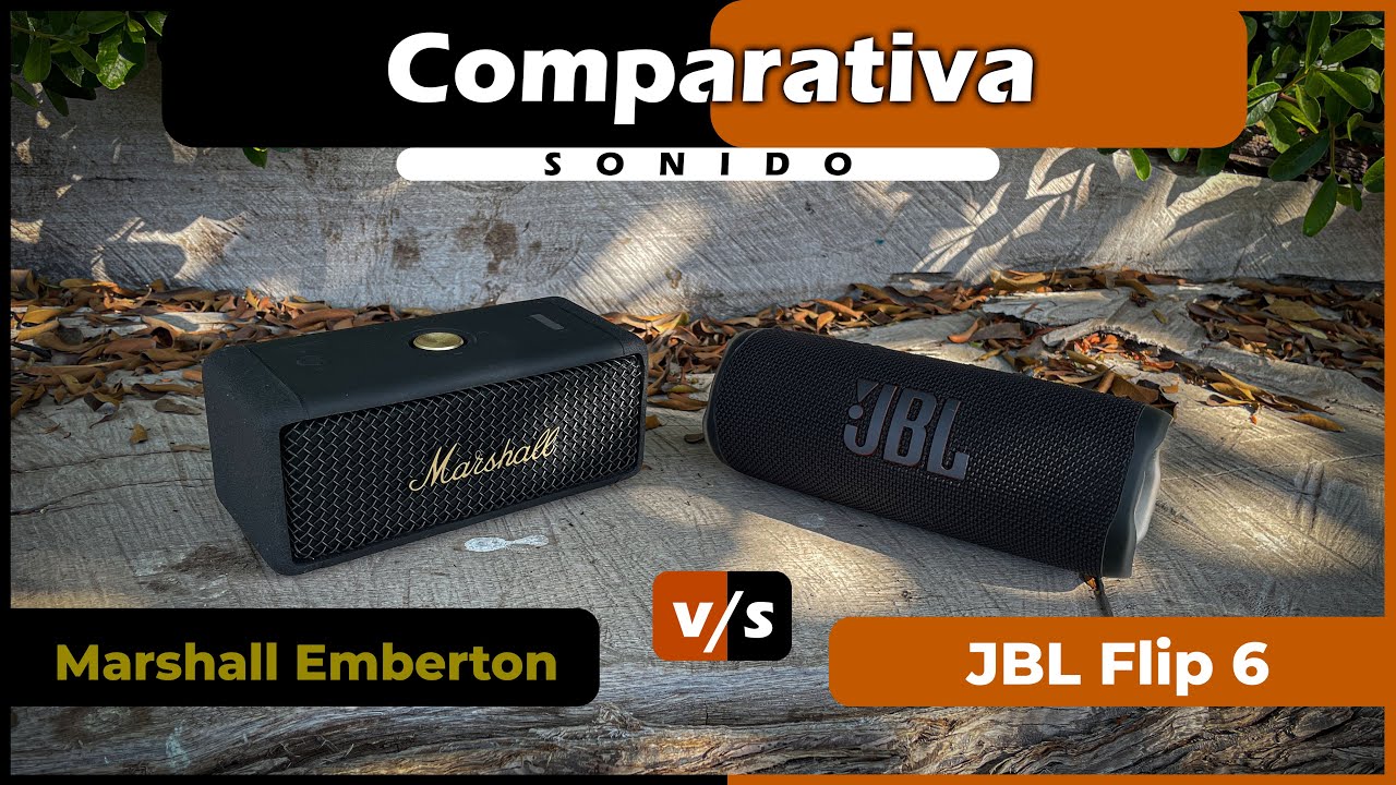 Diseño o Calidad, qué PESA MÁS ??? | Marshall Emberton vs Jbl Flip 6 | Comparativa | Español 🟠