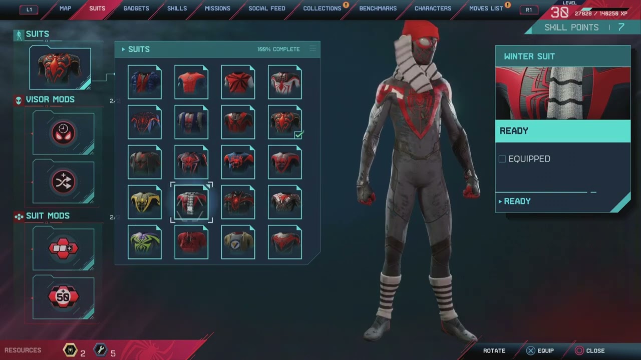 Marvel's Spider-Man: Miles Morales All Damaged Suits