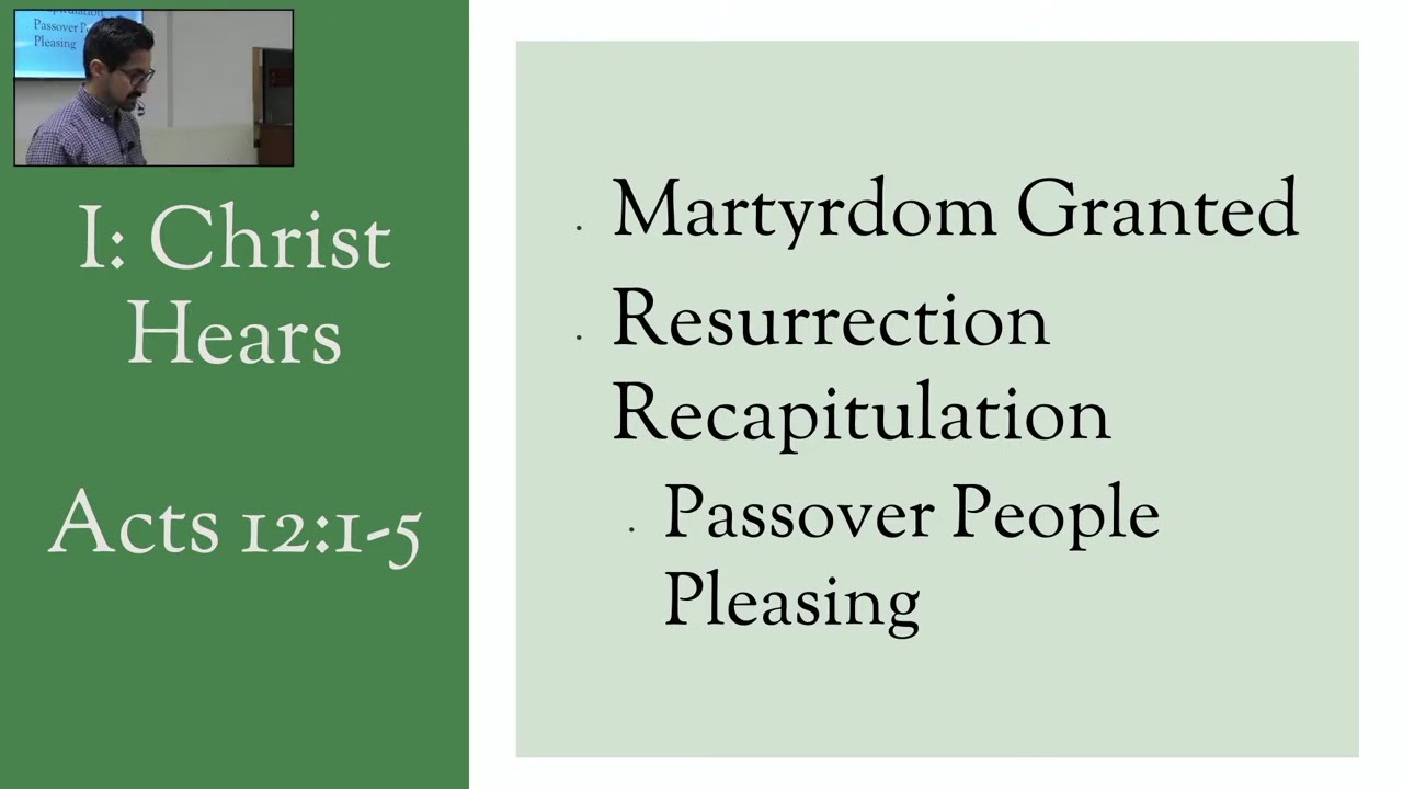 Christ Slays a Rival | Acts 12 | Adam Morcos | Grace Redemer Community Church