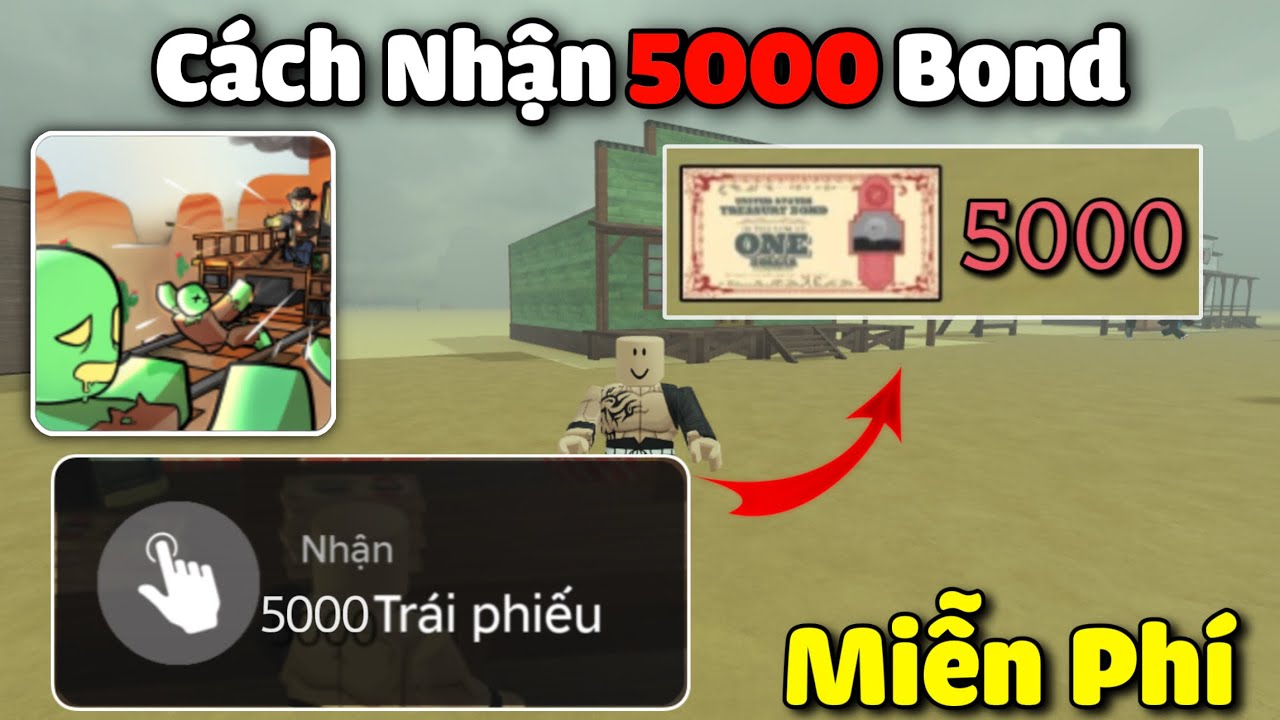 Cách Nhận 5000 Bond Miễn Phí Mới Nhất Trong Dead Rails Thành Công 100%