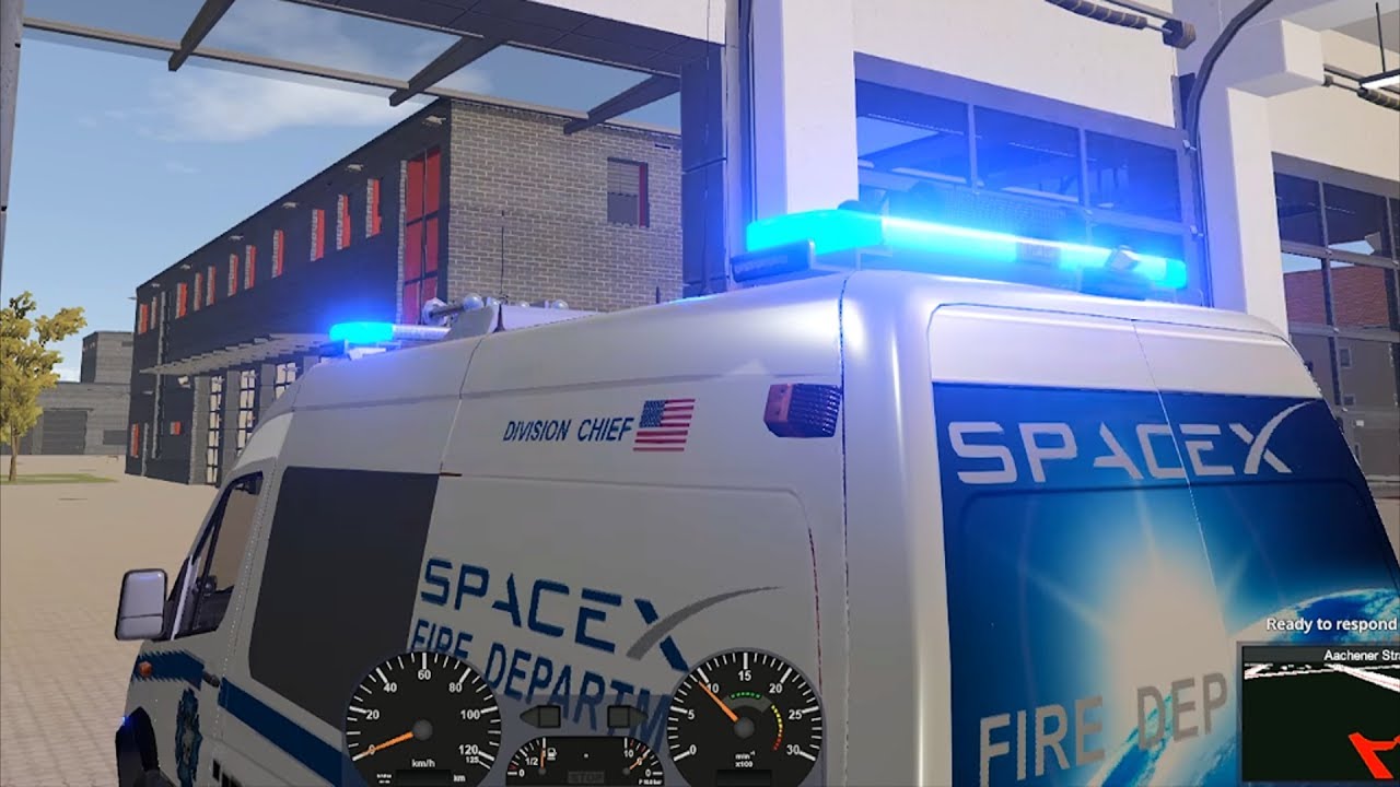 Emergency Call 112 &ndash; SpaceX Fire Department Gameplay! 4K