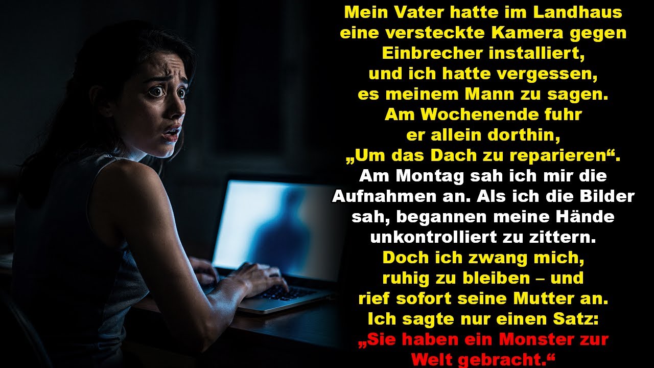 Ich erzählte meinem Mann nicht, dass mein Vater im Landhaus eine Kamera installiert hatte.