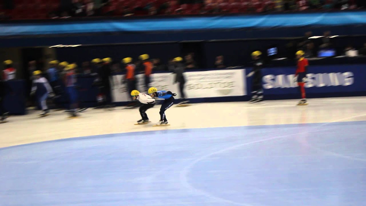 Viktor Ahn Hyunsoo 안현수 Warmup  2014 ISU Short Track Speed Skating World Cup