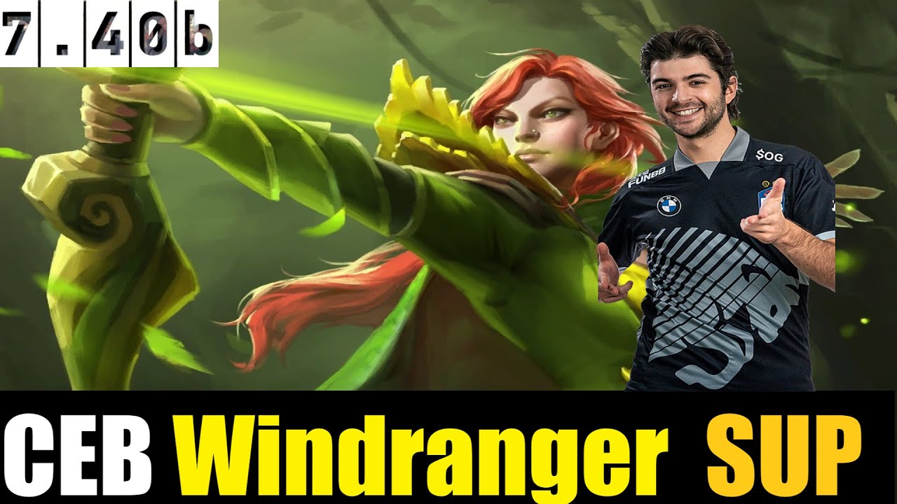 🤯 CEB  [Windranger] SUP 7.40b - DOTA 2 PRO MATCH #dota2   #dota2gameplay