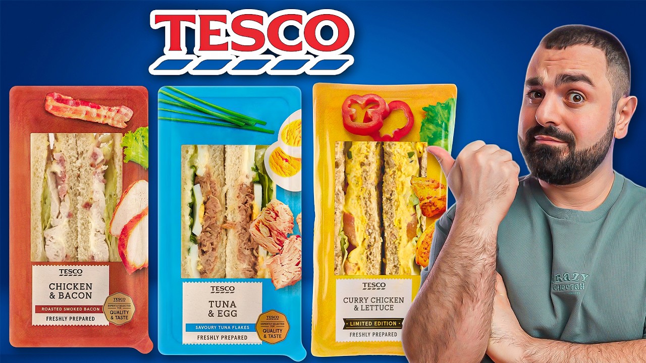 Nové Sendviče ze supermarketu Tesco. OPRAVDU to ZLEPŠILI?!