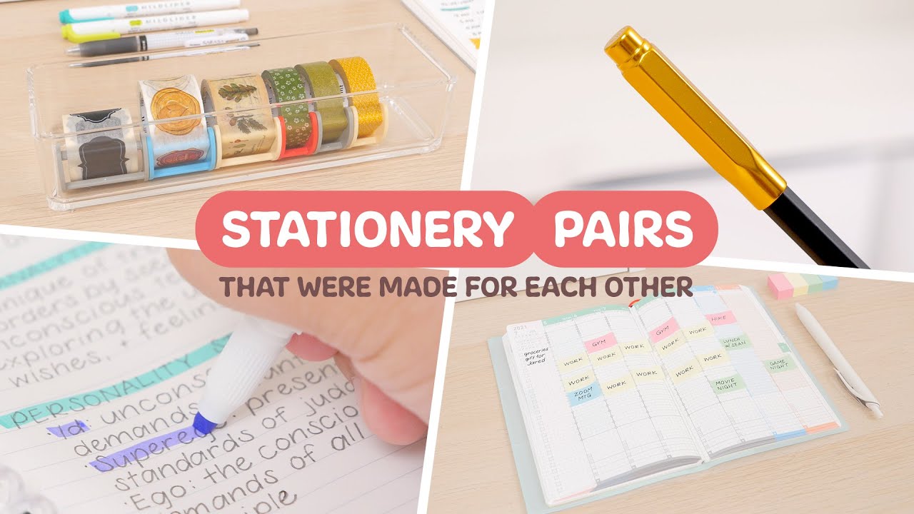 10 Stationery Pairs That Were Made for Each Other