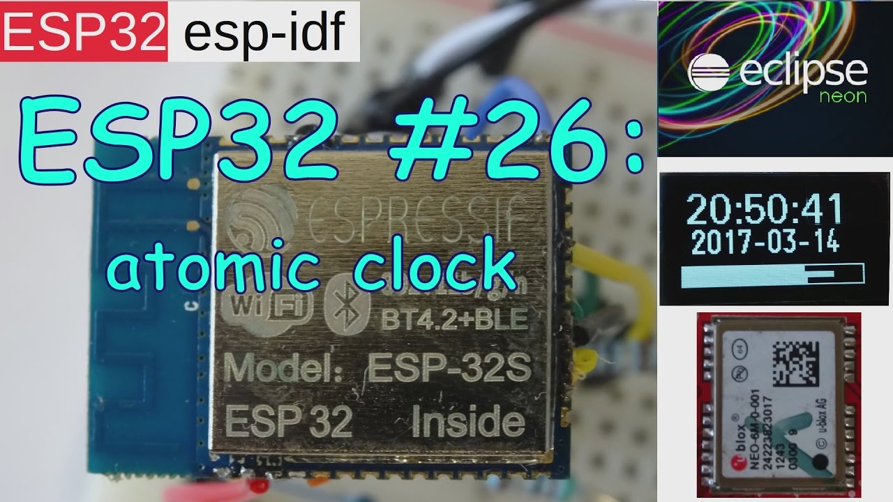 ESP32 #26: atomic clock