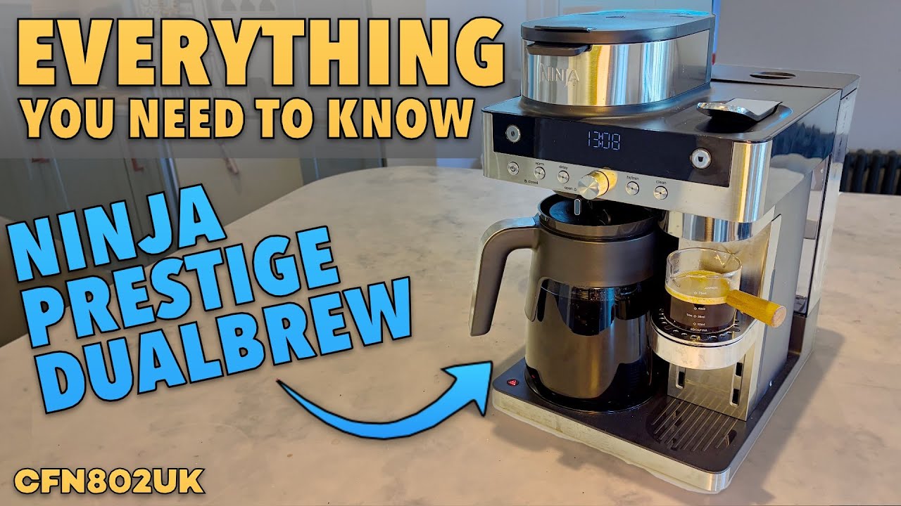 Кофемашина Ninja Prestige Dualbrew System CFN802UK. Мой обзор. Плюсы и минусы.