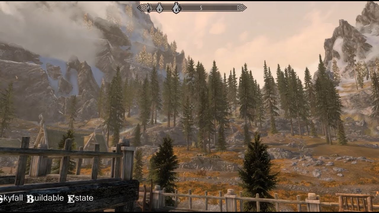 Skyfall Estate — Buildable Edition — мод дома для Skyrim Special Edition