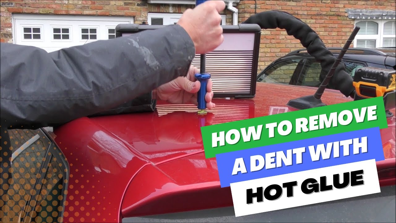 How To Remove A Dent With Hot Glue | Paintless Dent Removal
