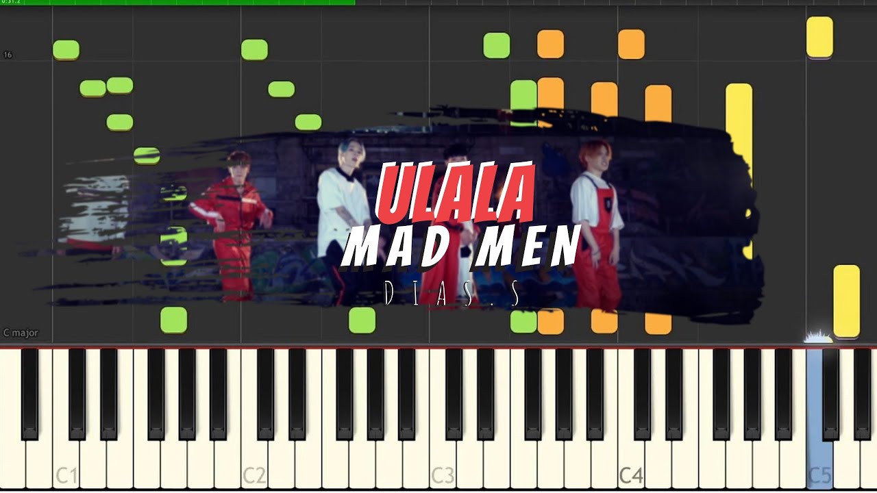 Madmen - Ulala | на пианино