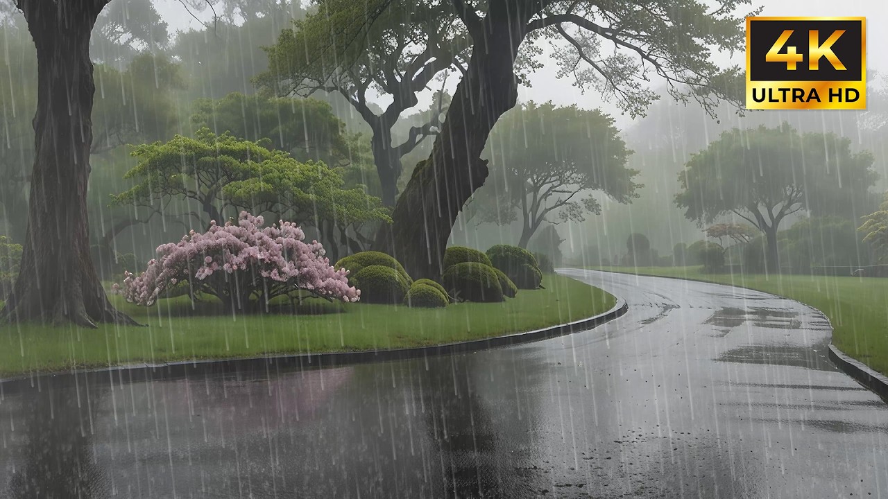 Soothing Rainfall Sounds for Deep Sleep to Fall Asleep Faster and Beat Insomnia Gently