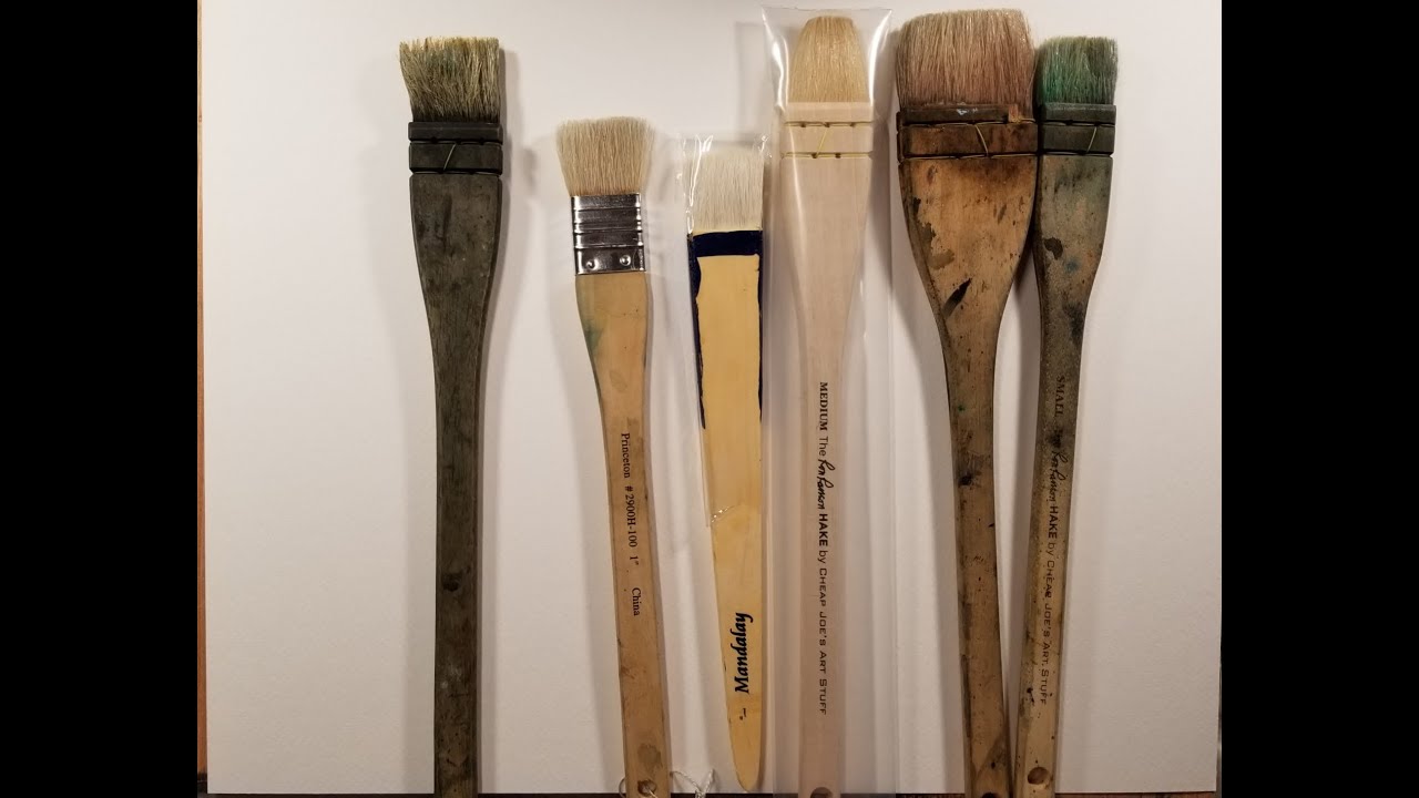 375) Comparing hake brushes: Part 1: Looking at non Ron Ranson Hake Brushes