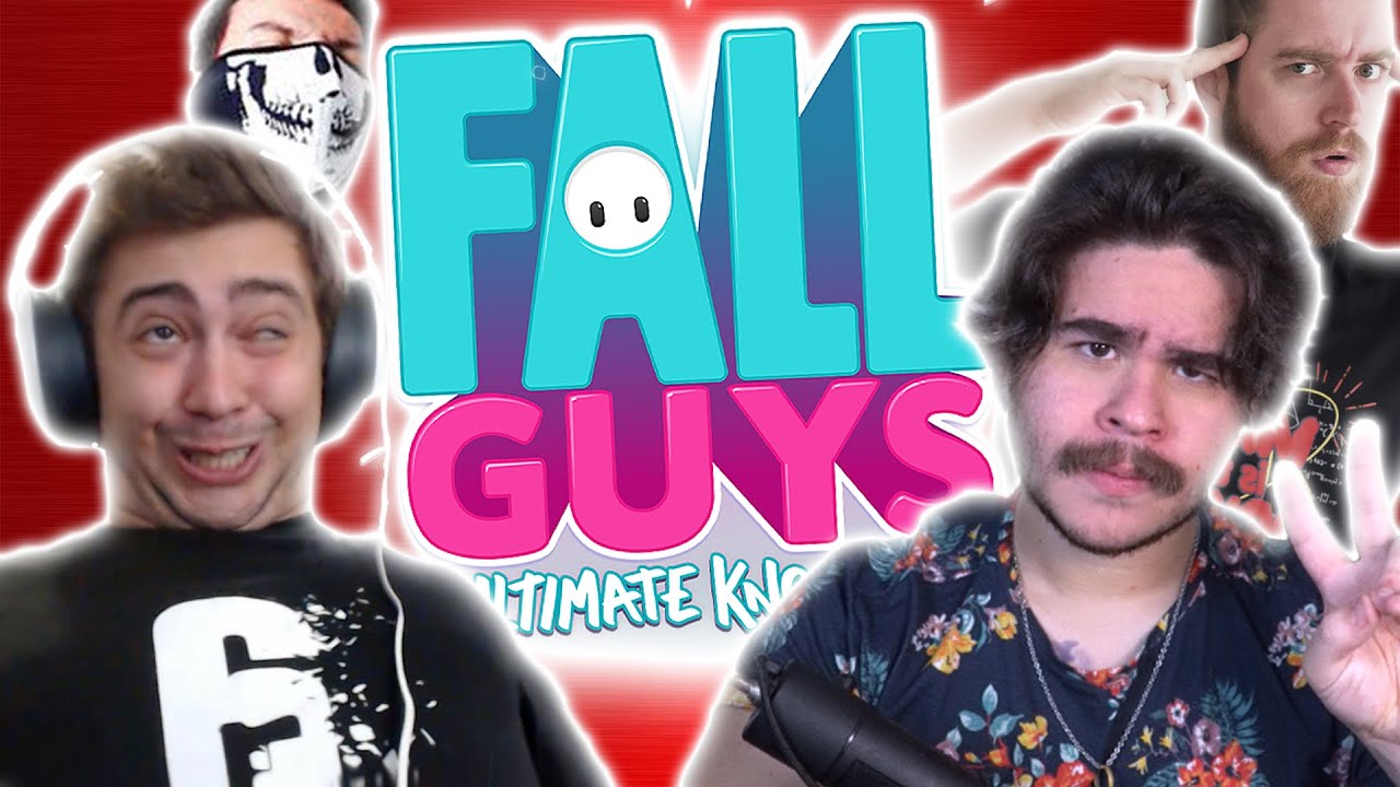 FALL GUYS COM MEUS AMIGÕES