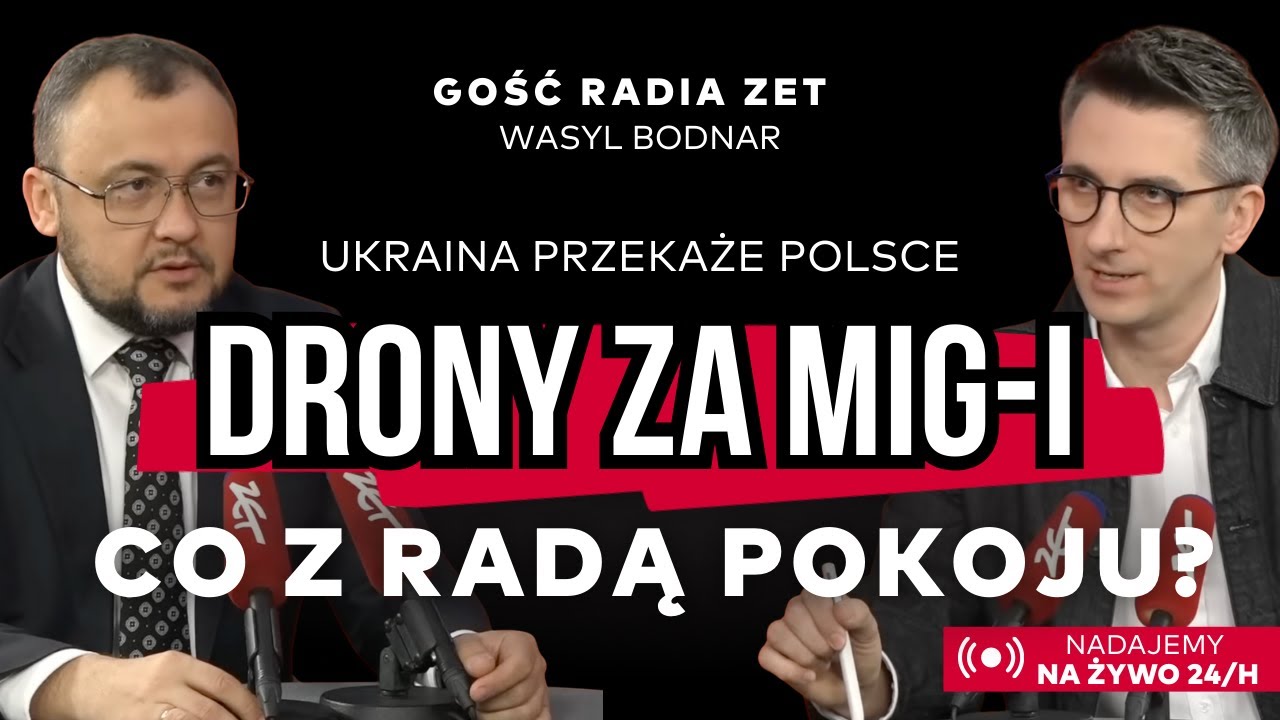 Ambasador Wasyl Bodnar zapowiada: Ukraina przekaże Polsce drony za MIG-i