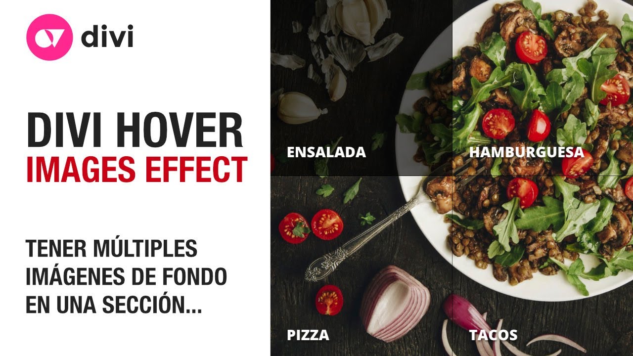 Divi Hover – Cambiar la imagen de fondo de una sección al pasar el cursor sobre una columna.