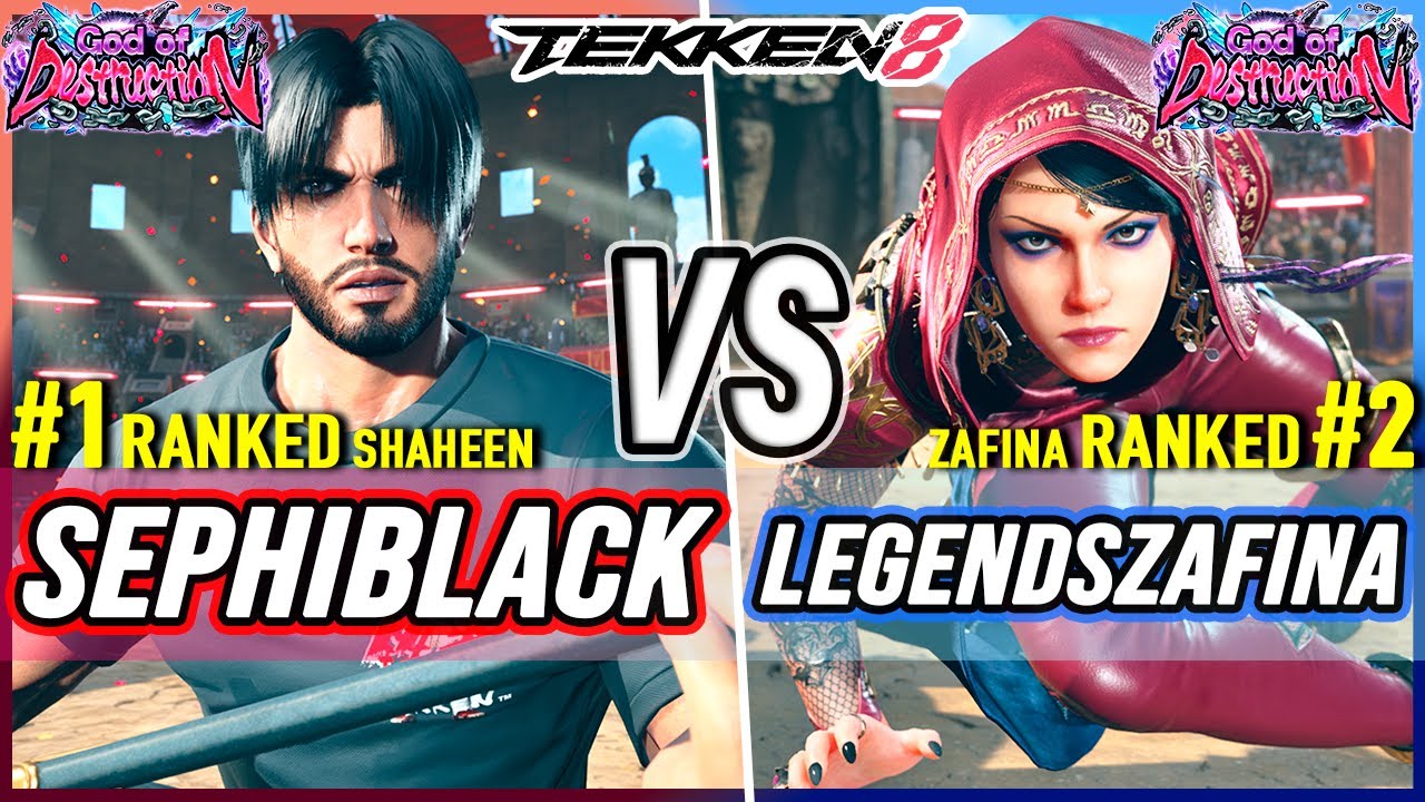 T8 🔥 Sephiblack (#1 Ranked Shaheen) vs Legendszafina (#2 Ranked Zafina) 🔥 Tekken 8 High Level