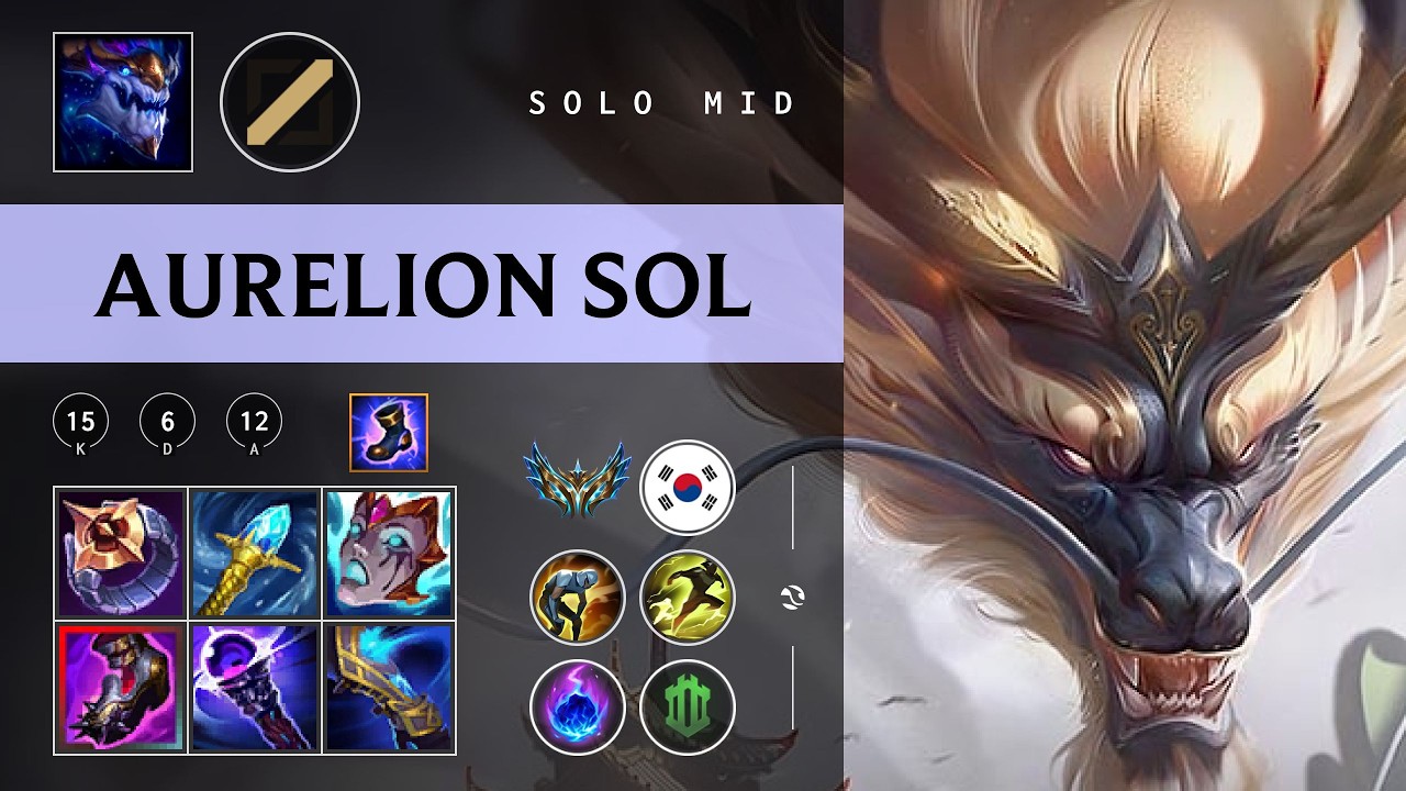 Aurelion Sol Mid vs Qiyana - KR Challenger Patch 26.05