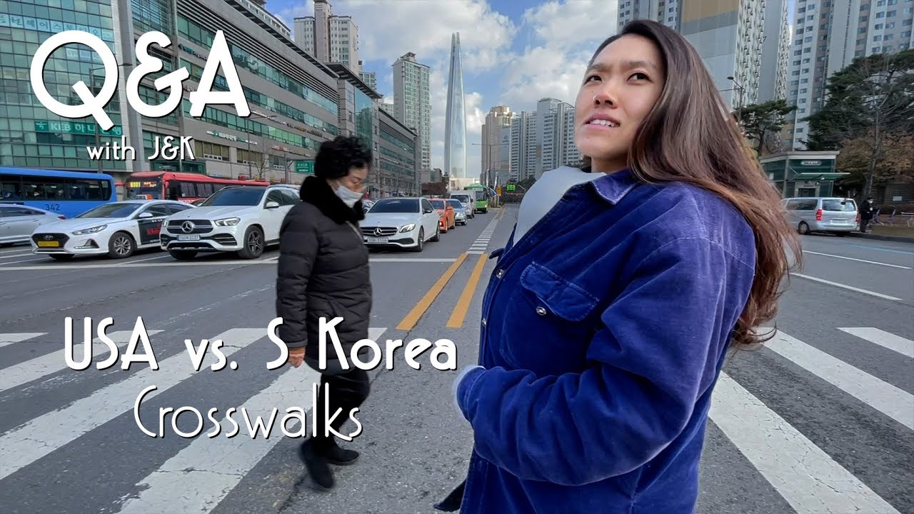 USA crosswalks vs. South Korea