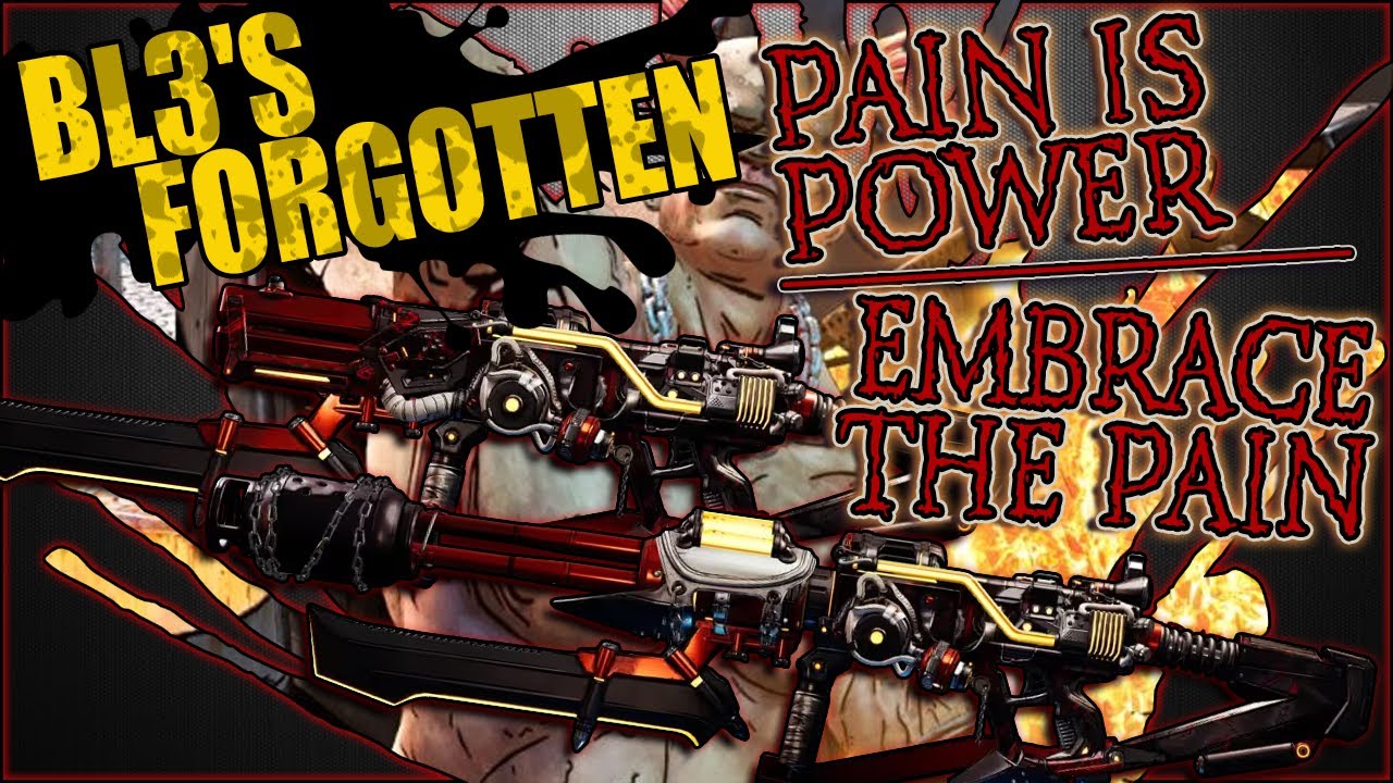 BL3's Forgotten - Embrace the Pain & Pain is Power   Legendary COV ARs Showcase & Guide
