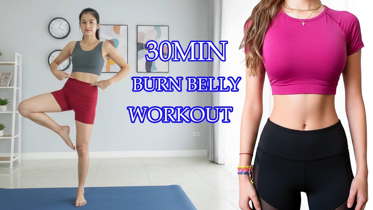 Best exercises to BURN BELLY FAT! 🔥Workout At Home