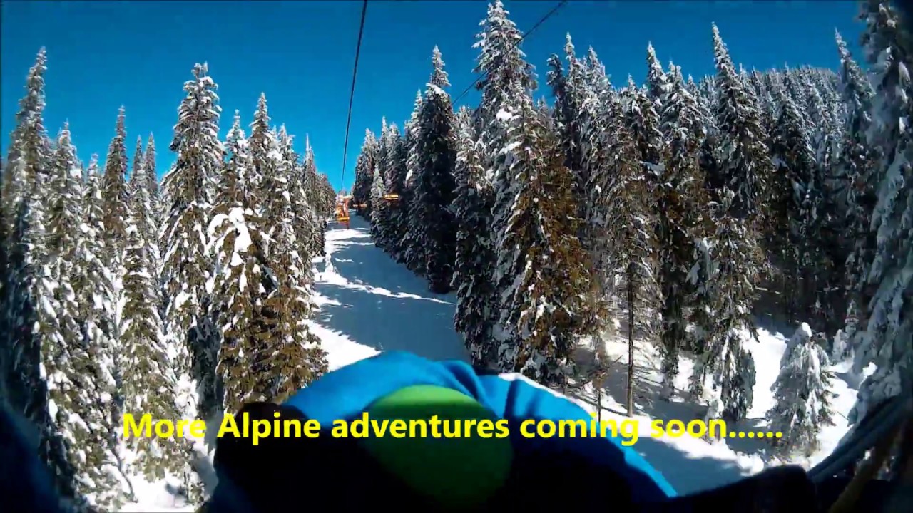 Pamporovo Blue ski run number 9 Stoikite