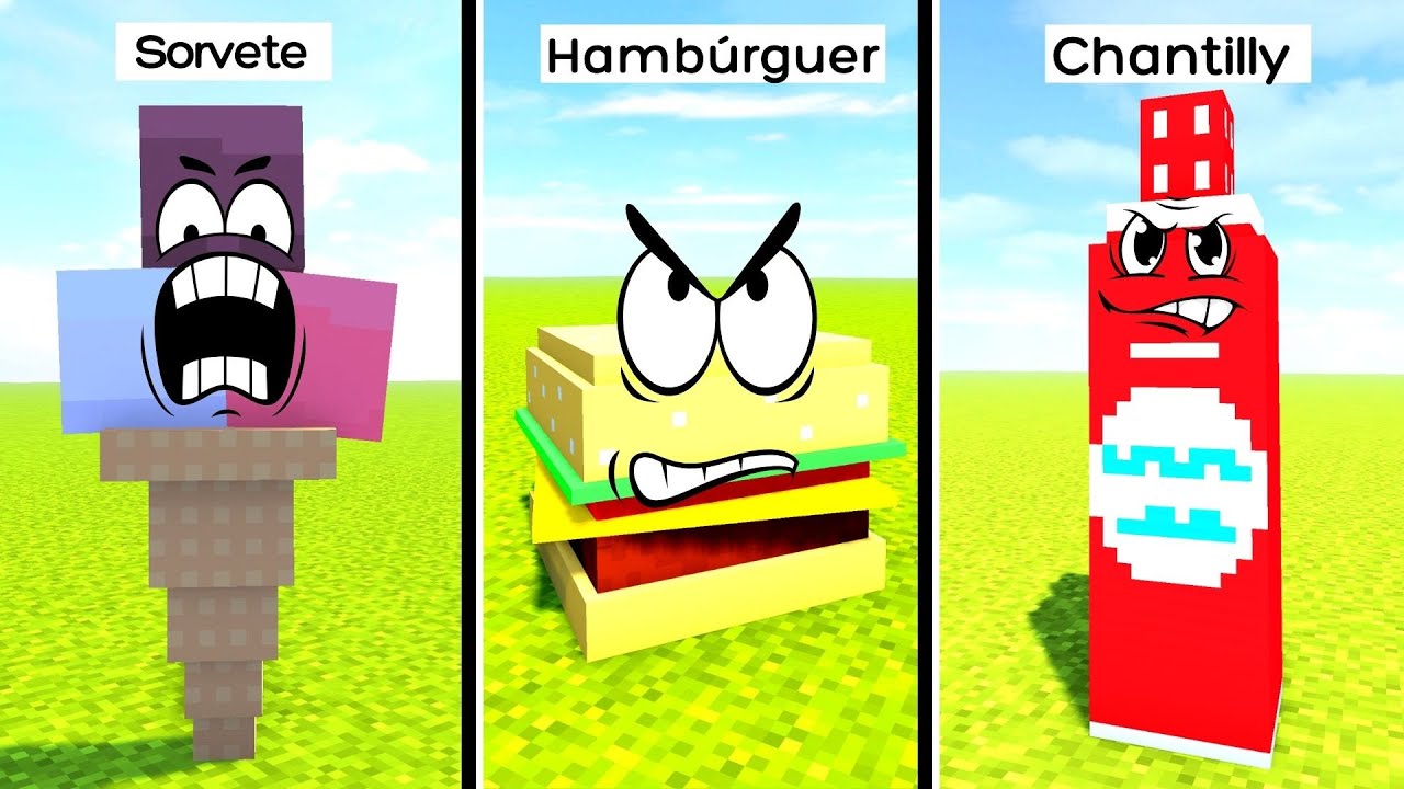 COMIDAS REVOLTADAS NO MINECRAFT MODS!