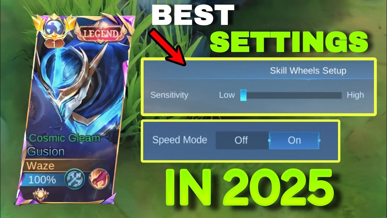 GUSION BEST SETTINGS IN 2025! (auto fast)