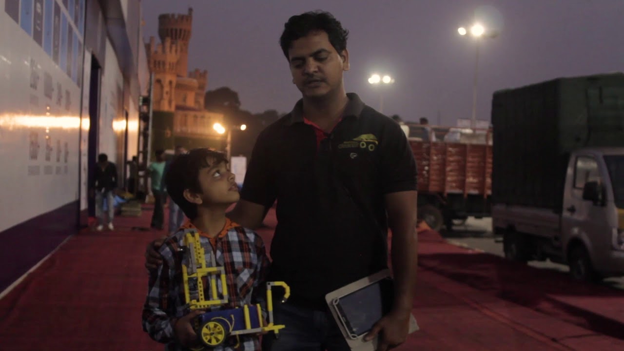 Parent feedback on QtPi Robotics @ Makerfaire Bangalore 2017