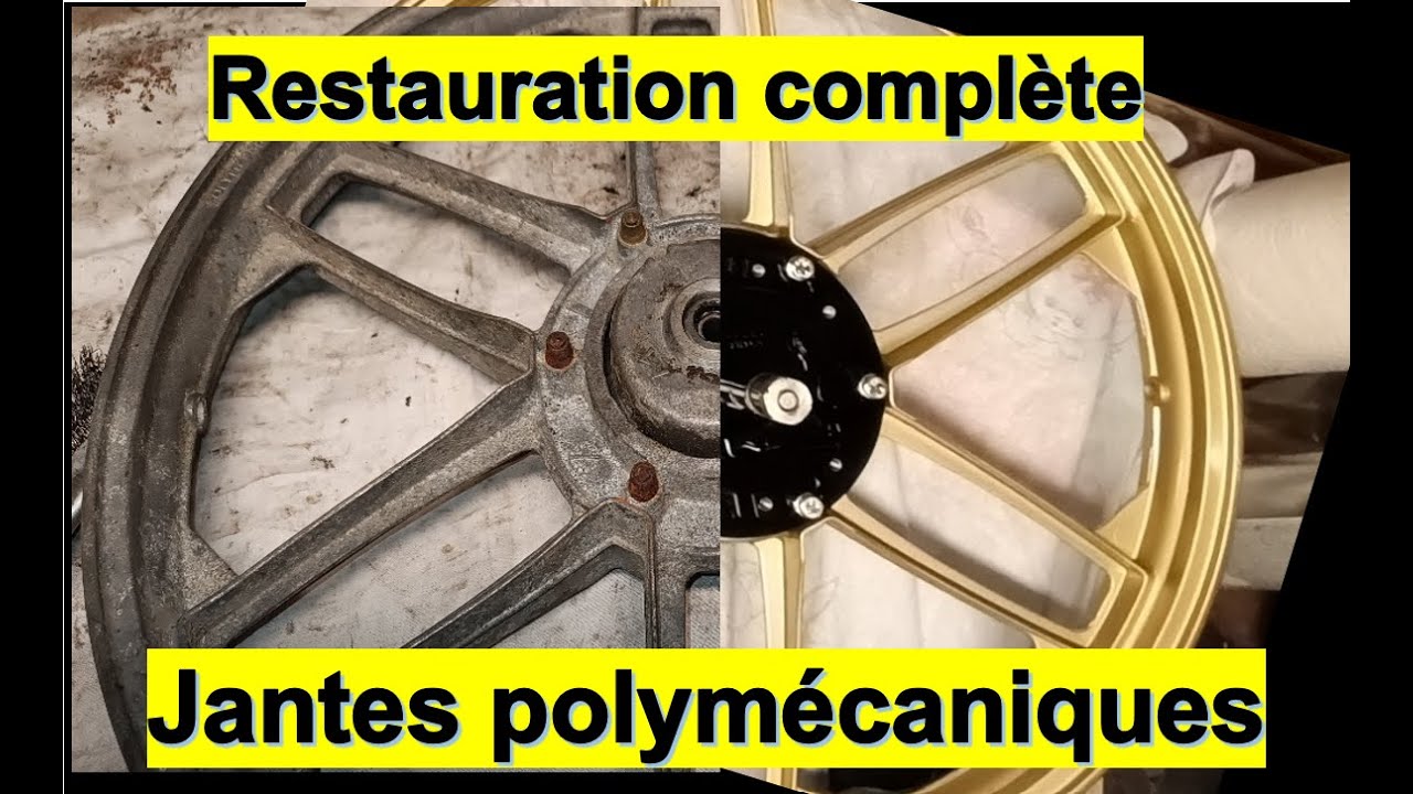Restauration complète jantes Polymécanique MBK 51
