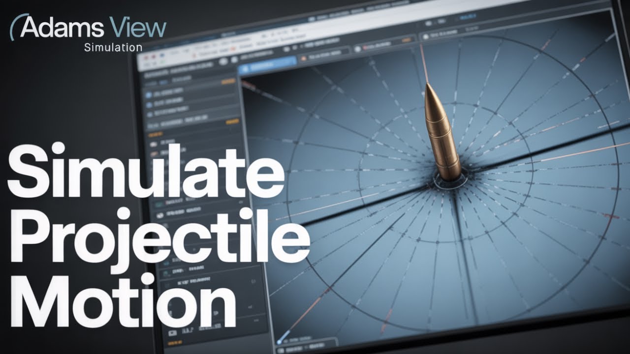 Projectile Motion Model Setup in Adams View?