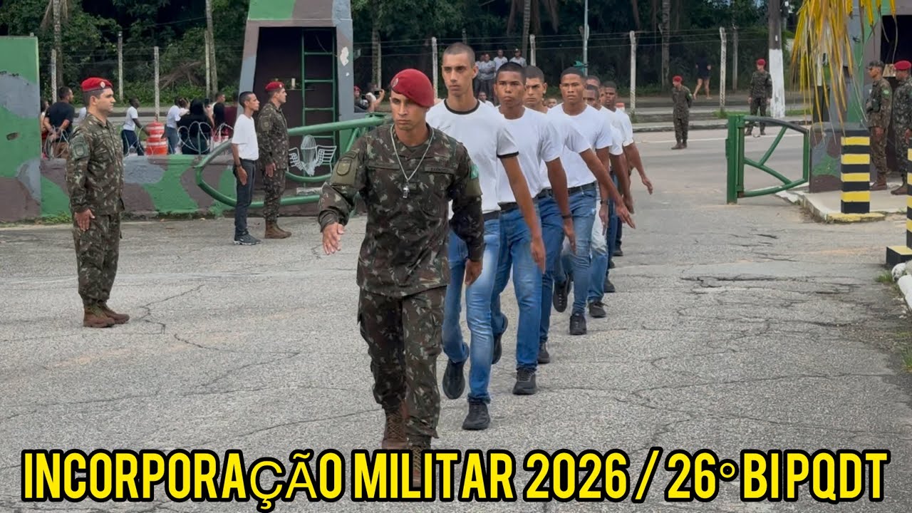 INCORPORAÇÃO MILITAR DA INFANTARIA PARAQUEDISTA DO BATALHÃO SANTOS DUMONT 🦅
