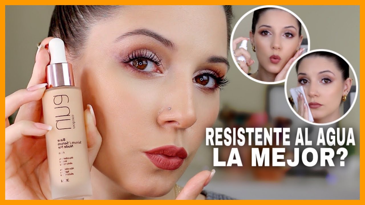 BASE SERUM NATURA, Resiste al agua, acabado natural, LA MEJOR ? l NUDE ME