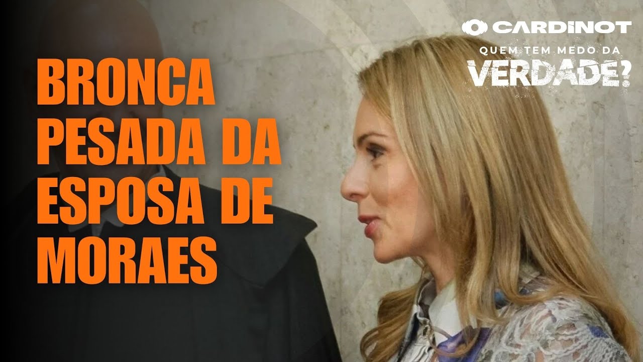 Bronca pesada da esposa de Moraes - Cortes de CARDINOT AO VIVO