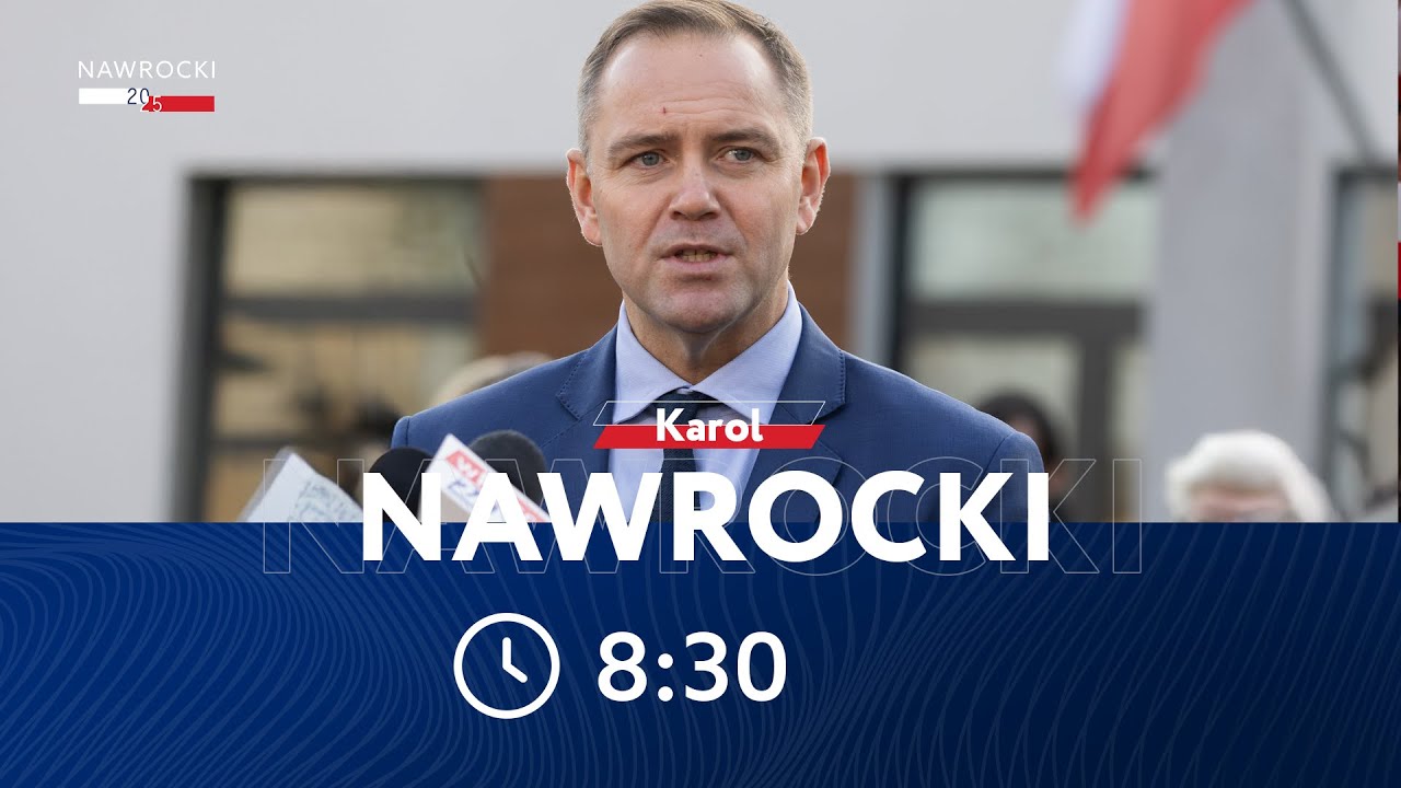 Karol Nawrocki - konferencja prasowa kandydata na Prezydenta RP