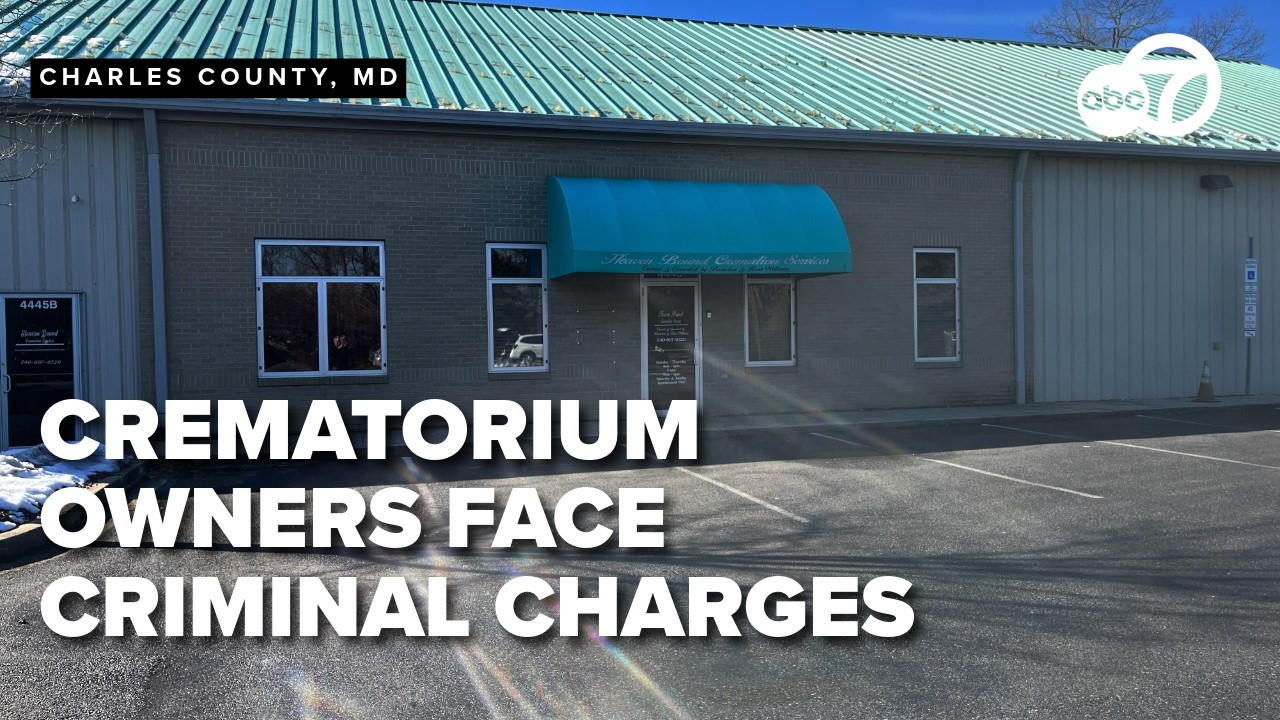 Maryland crematorium owners charged for mishandling babies' remains