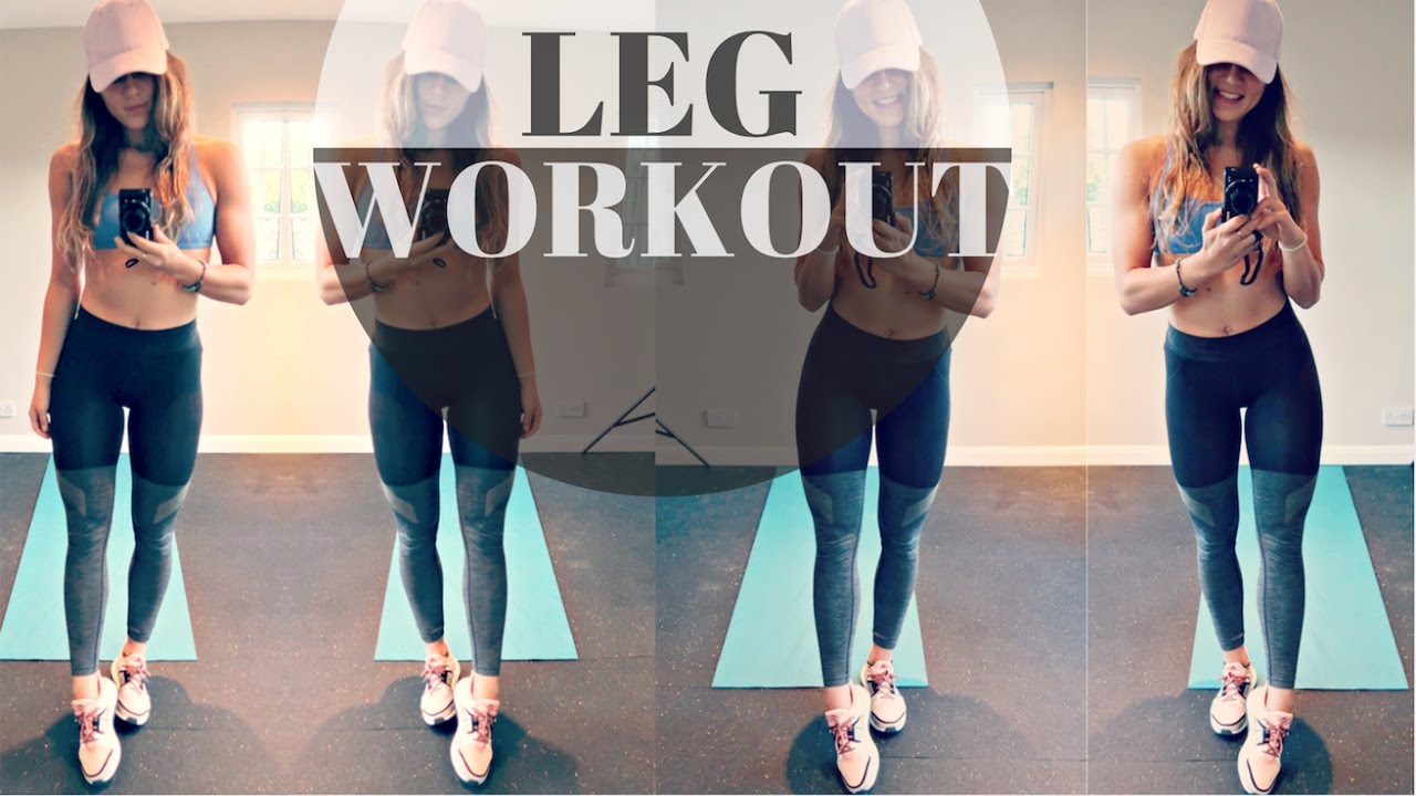 LEG WORKOUT FOR LEAN LEGS & BODY // AUS VLOG