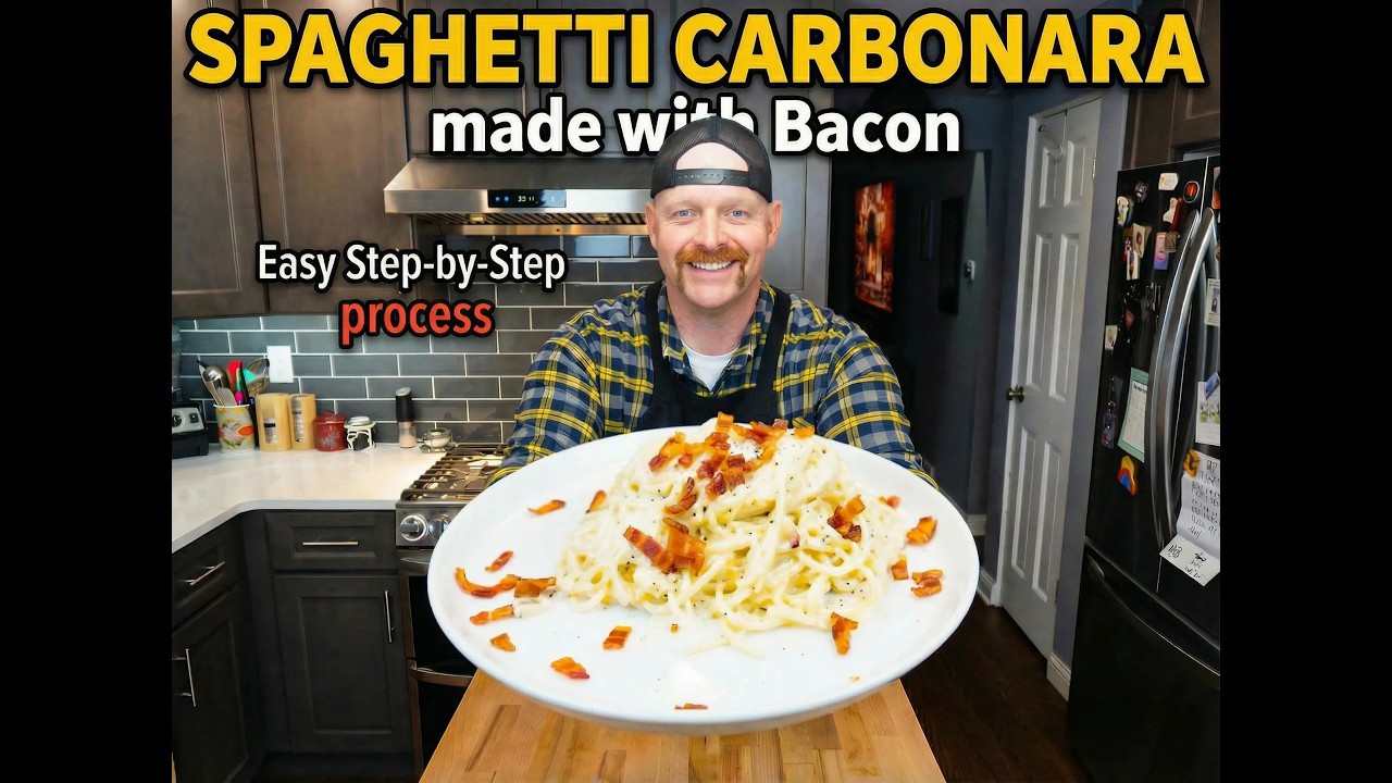 Classic Carbonara… But I Used Bacon Instead (Is it Better?)