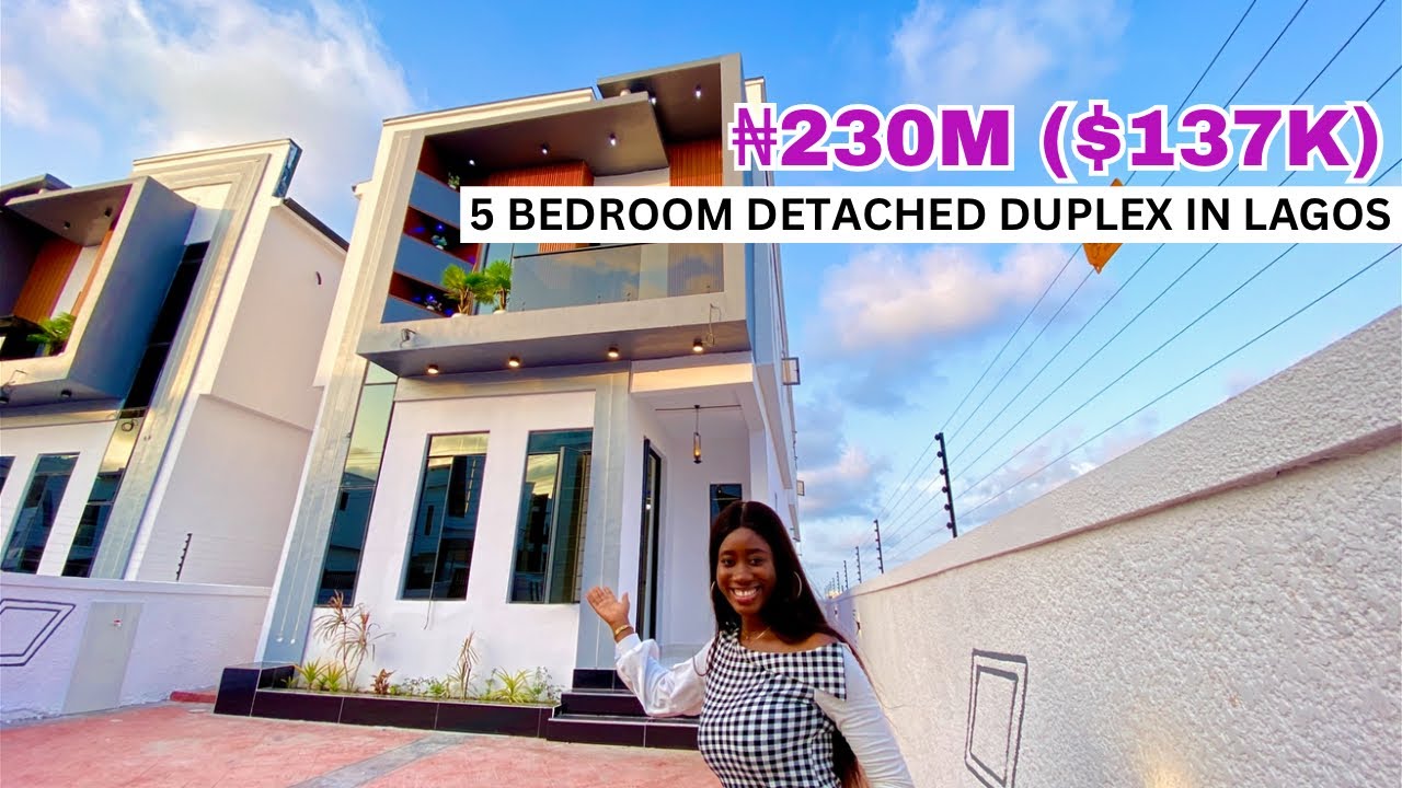 Inside a Lovely ₦230M ($137K) 5 Bedroom Fully Detached Duplex with Swimming Pool in Lekki-Ajah Lagos