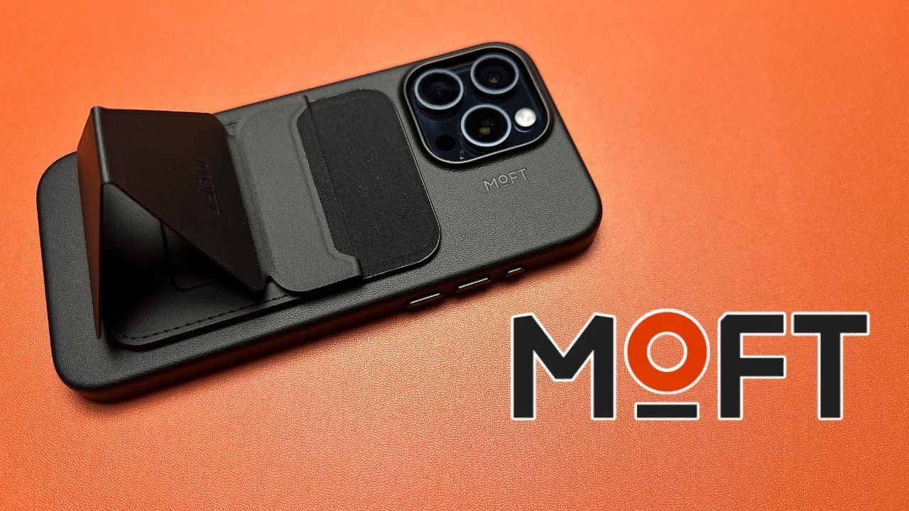 Кожаный чехол для iPhone 15 Pro Max от Moft и кошелек Magsafe!