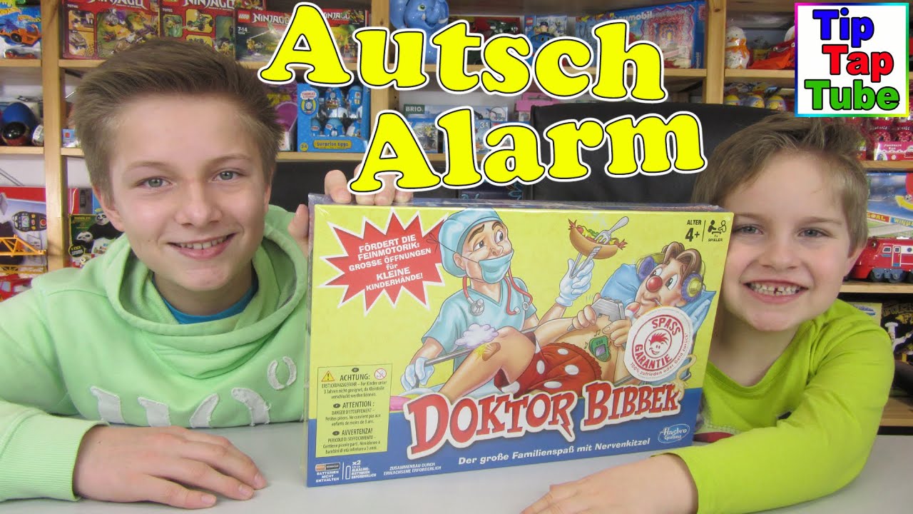 Doktor Bibber Kinderspiel für angehende Chirurgen ab 4 Jahren Lachen auf Rezept Unboxing Kinderkanal