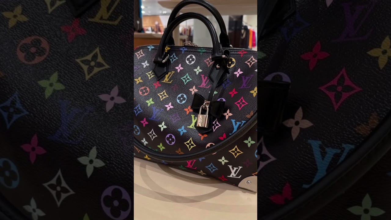 🍦 LV SPEEDY SOFT 30 MULTICOLOR BLACK & more of NEW LV x MURAKAMI BAGS